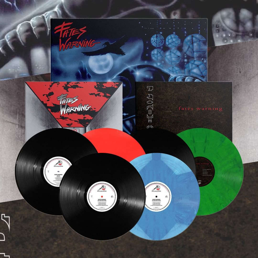 MetalBlade's tweet photo. @fateswarning reissues have officially dropped! #TheSpectreWithin, #NoExit and #InsideOut; all available on colored vinyl! Add some classic prog to the collection!

@IndieMerchstore (US): https://t.co/2DbJ0TDJh1

@KRMeurope (EU): https://t.co/Odb2Od4gCu https://t.co/v8gpg6iANQ