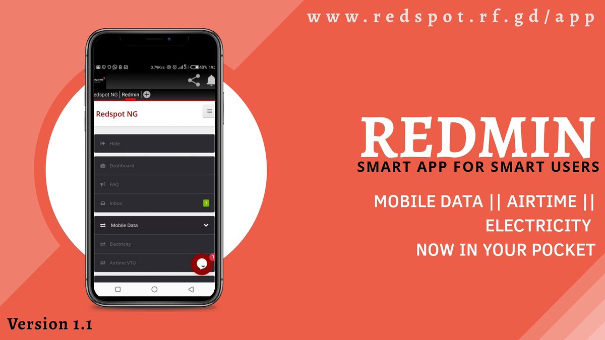 TestnetComrade's tweet photo. Mobile data, airtime, and electricity recharge now easier and smarter than ever.
Visit https://t.co/WAl2Q6iMqJ to start enjoying amazing offers

#mobile #mobiledata #airtime #electricitybill #BBNaija #BBNaijaLocdown2020 #bbnaijialockdown #BBNaijia2020 
...
#RedspotNG #Redmin #RNG https://t.co/plZgDfIuzB