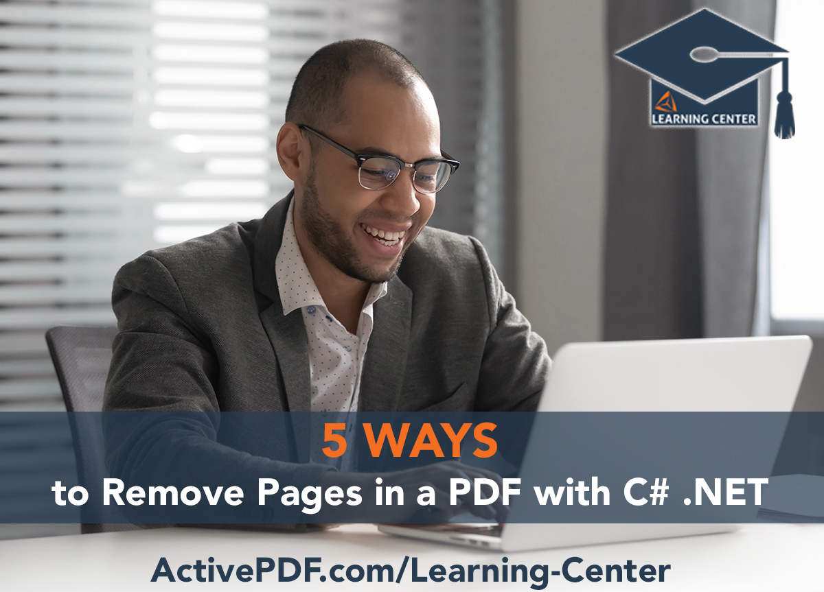 ActivePDF's tweet image. 🎓 Regardless if you're a developer working in C# .Net or an average user working from your browser, removing pages from a PDF shouldn't be a complicated task. Here's our latest Learning Center article ~ bit.ly/2XuAFD3
#techblog #Csharp #PDFSDK