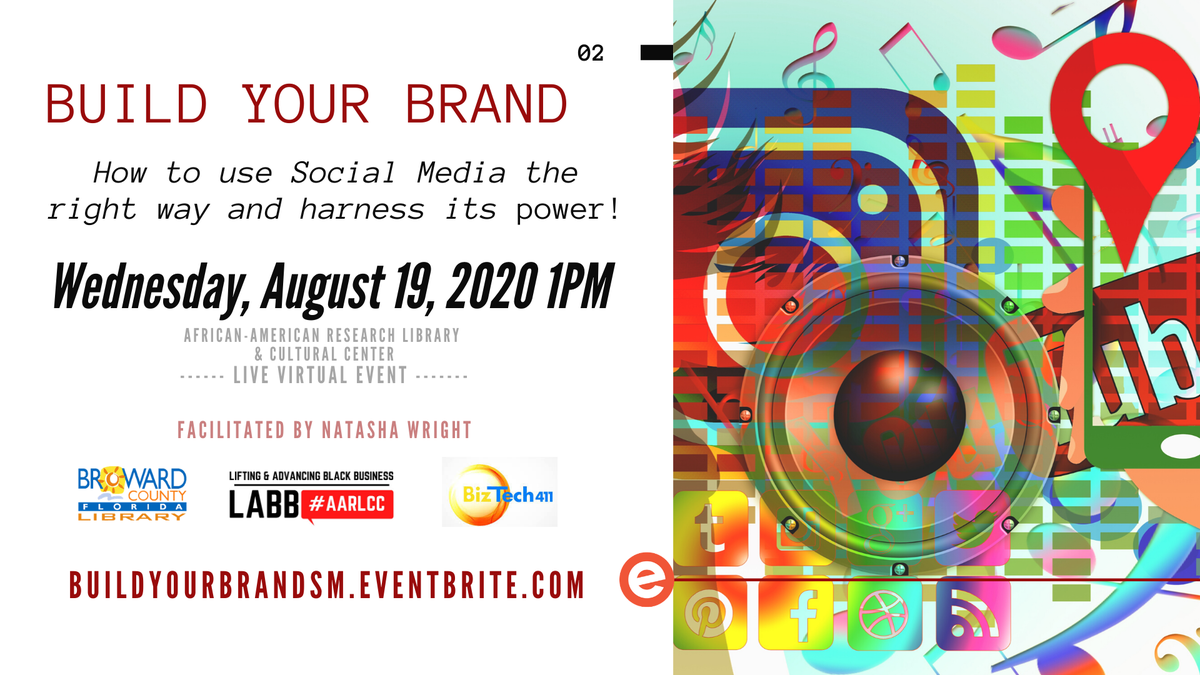 Biztech411's tweet photo. Join BizTech 411 as we learn how to choose the right social media platforms to build your brand. Natasha Wright of The Diamond Butterfly LLC will show you the best platforms for your business and how to increase followers. To register, visit https://t.co/trjpxTDiJE https://t.co/uGZ6iiBpxM