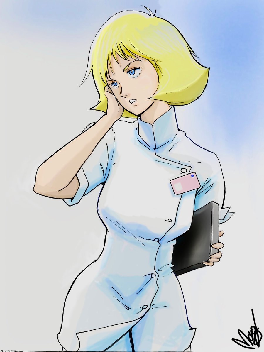 「おはようございます?

 #ガンダム
セイラ・マス(≧∀≦)♡ 」|低機動型諸星のイラスト
