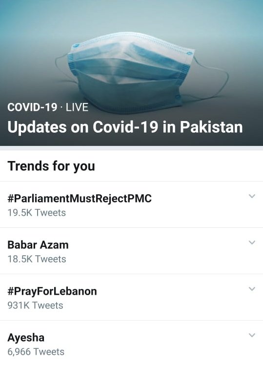Today top trend on Twitter was 
#ParliamentMustRejectPMC 
Well done Team YDA and All medical students..
Hum lay k Rahngy upna haq...