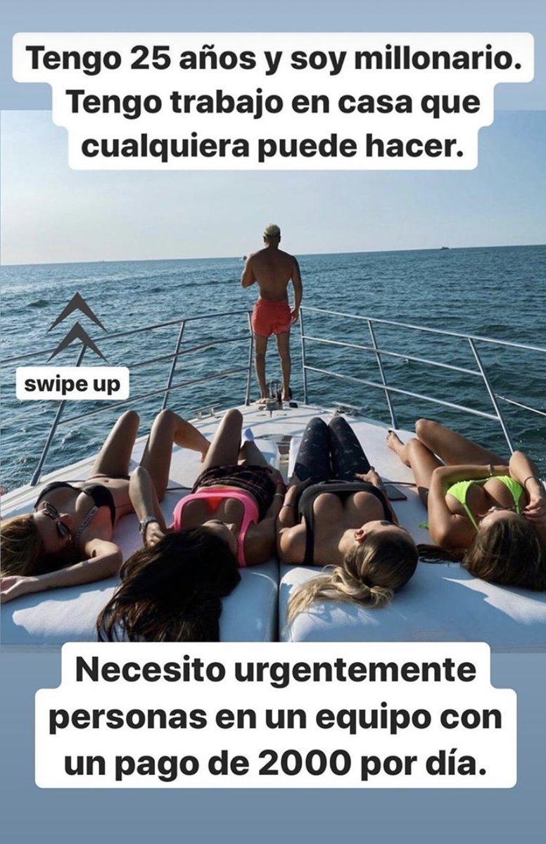raul230280's tweet photo. Este el tipo de publicidad que llega en Instagram. A mi me pilla con 40 años y con unos cuantos cotizados pero no puede dar más asco esta forma de engañar a los más jóvenes. https://t.co/3154lcxhHP