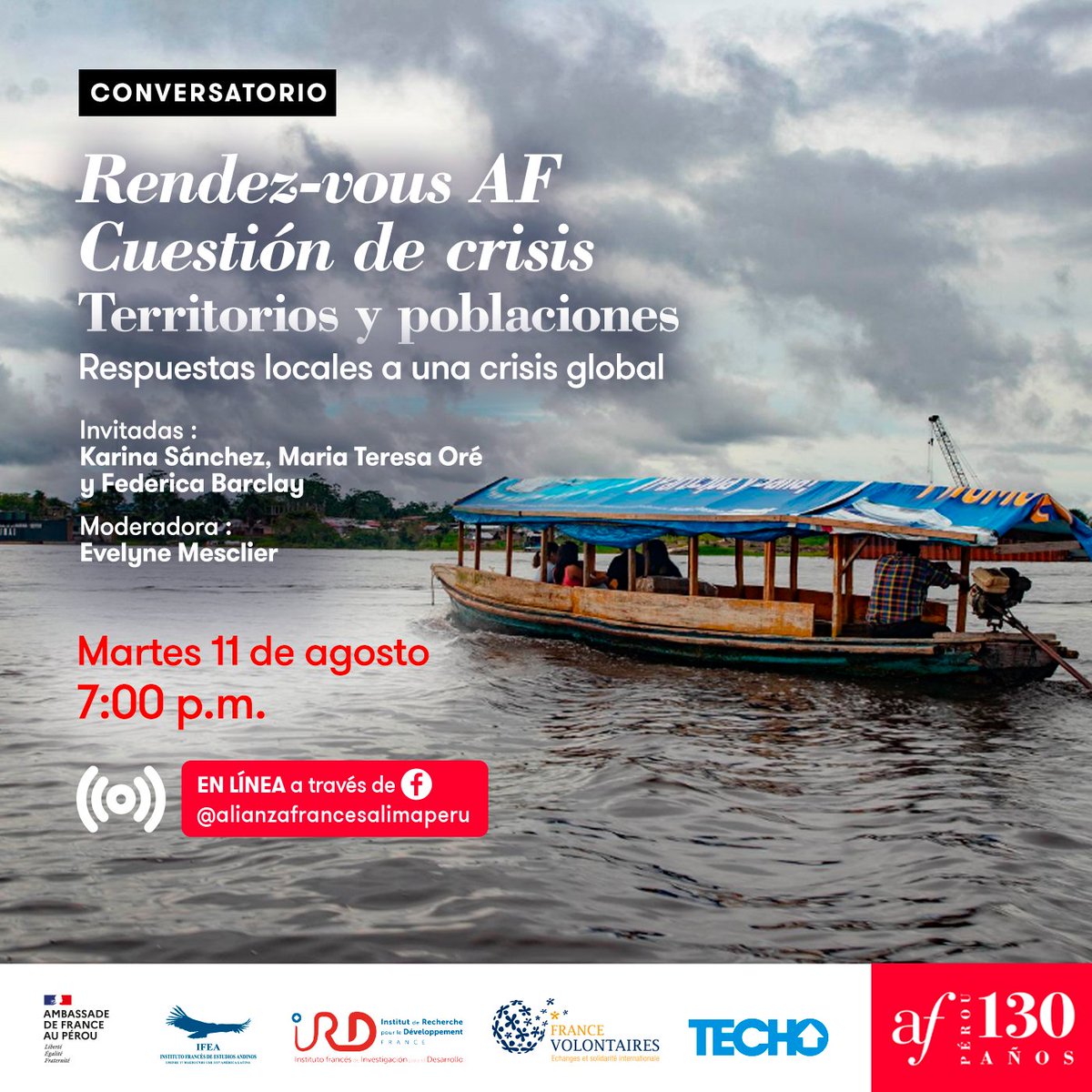 AFLima_Oficial's tweet photo. #RendezvousAF🗣

Debatimos para comprender la actualidad a través de testimonios de diversos especialistas, y así analizar las organizaciones y reacciones de las poblaciones a nivel local en un contexto de crisis🌎

Transmisión AQUÍ:
https://t.co/kEsvAkW8I2 https://t.co/FFmO6EHiXp