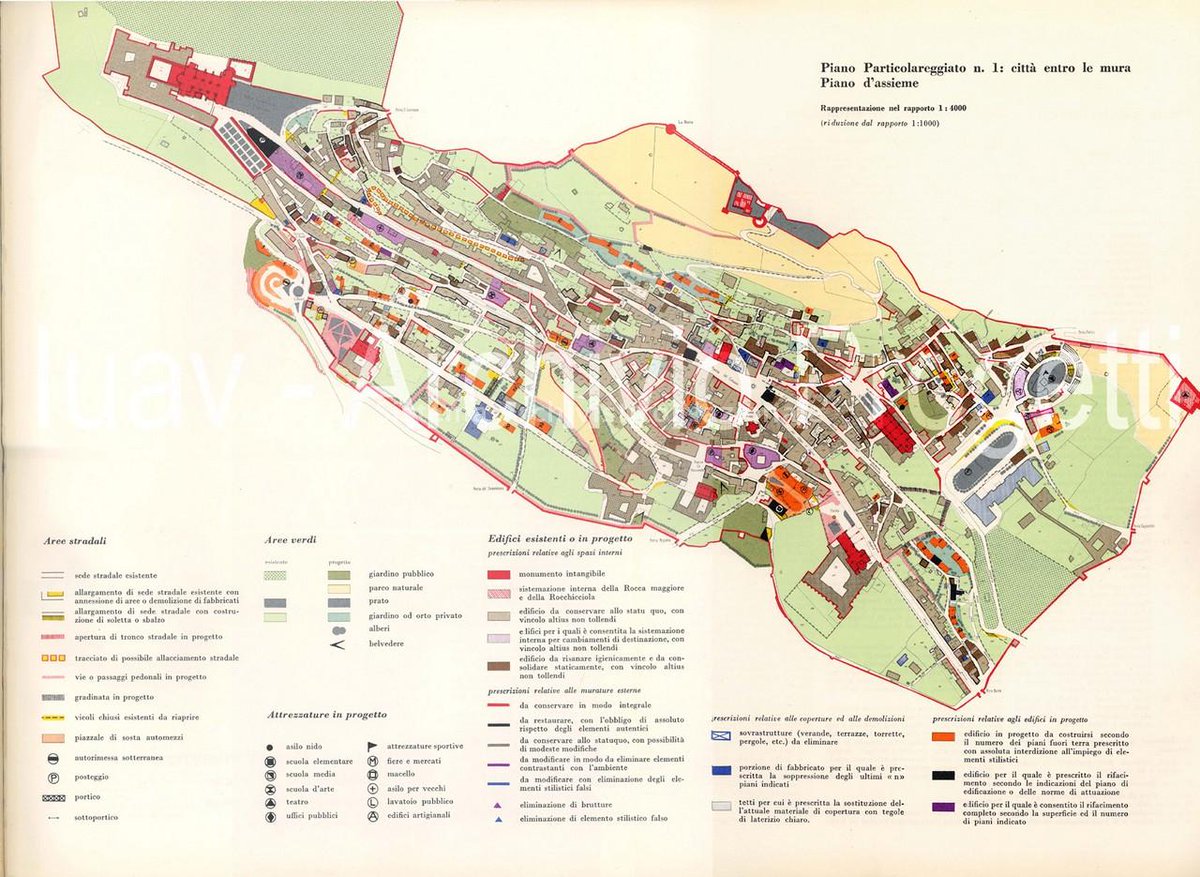 9/ During the 1950s-60s, the typo-morphological approach gained momentum and started to be applied regularly as the methodological and normative tool to preserve and control the transformation of the historic core, starting with 1959 Assisi's and Bologna's 1965 plans