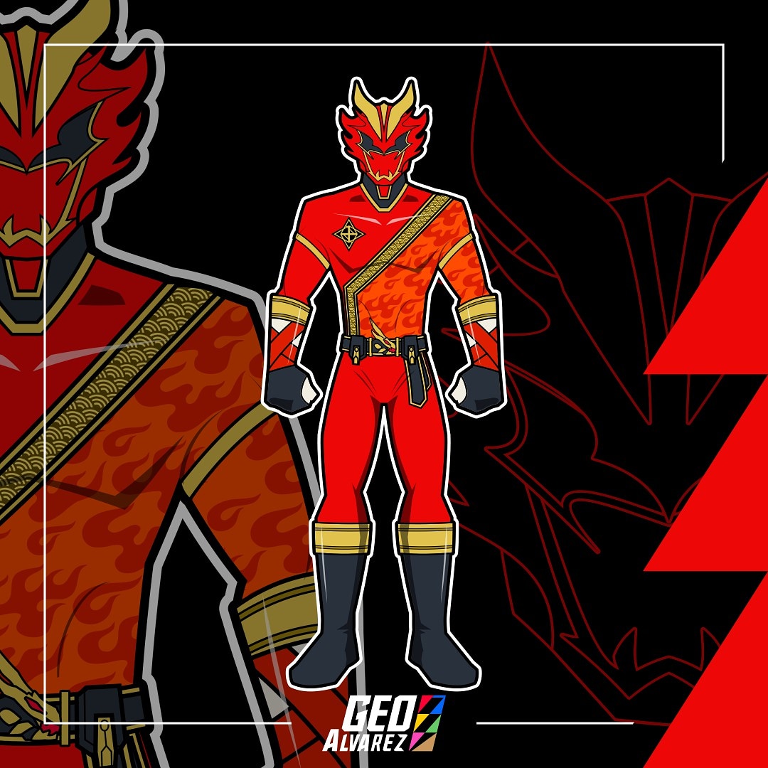 godaiwarriors's tweet photo. Y'all been asking for it! Presenting our first full Godai Red suit! 
ETERNAL FLAME OF THE FIRE DRAGON!! GODAI RED!! 🐲🐲🔥🔥
Big shout out to @geramegamac for the morphinominal artwork!

#godaiwarriors
#godaired
#elementalheroes
#texasatsu
#indietokusatsu
#indiefilmseries https://t.co/cKQPYtHpOm