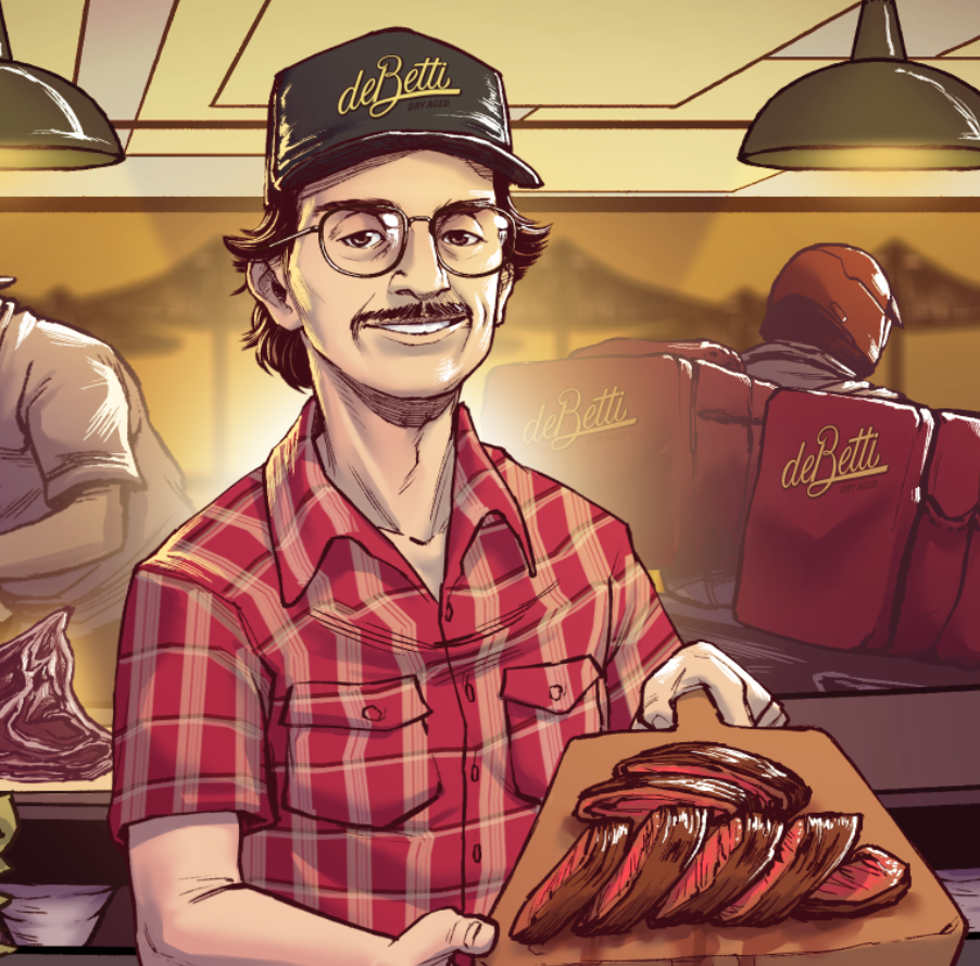 RandallRandomm's tweet photo. Detalhes da Vitrine do #Nerdcast Empreendedor 67: DeBetti - Tradição e Inovação.
Com o @rogeriodebetti
#jovemnerd #debetti #DryAged https://t.co/n9jX5YibGv