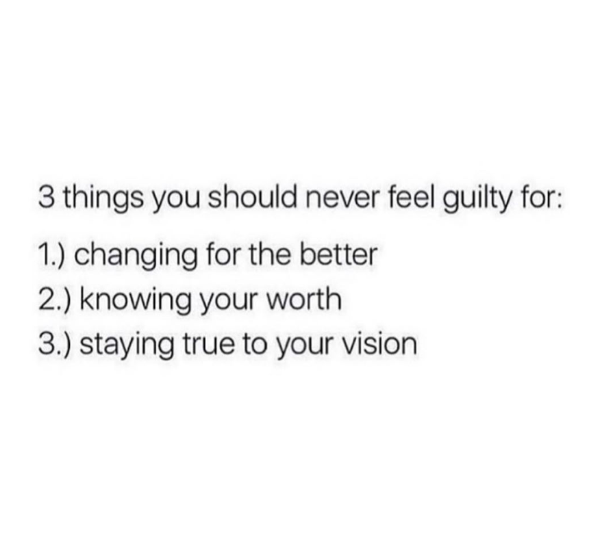 3 things you should never feel guilty for 🙌

#ThriveSavings #relatable #quotes #design #lifequotes #art #lifestyle #motivation #selfcare #student #newgrad #graduation #money #love #success #goals #career #entrepreneur #wfh #inspiration #positivity #happiness