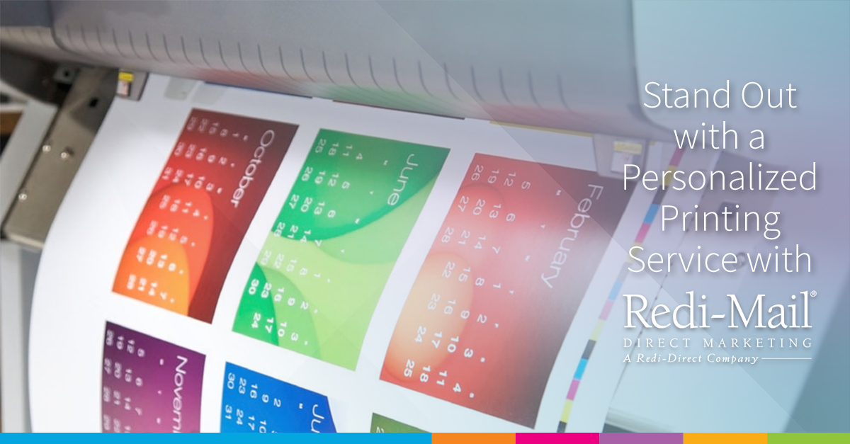 #Highqualityprinting can greatly differentiate you from other businesses. Stand out with a personalized printing service like #RediMail. bit.ly/31pbse6