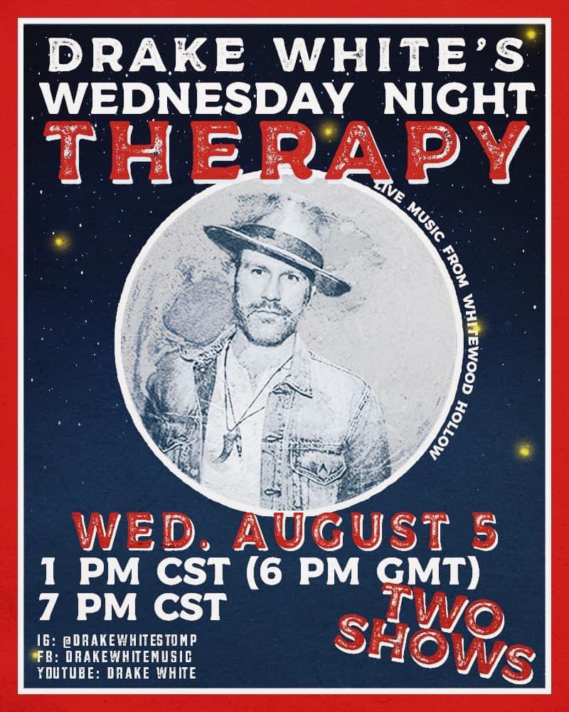 CountryMaybury's tweet photo. It’s the 60 min countdown to @DrakeWhite WNT! Excited!! #DrakeWhite #WednesdayNightTherapy #CountryMusic https://t.co/IJ60VoQacO
