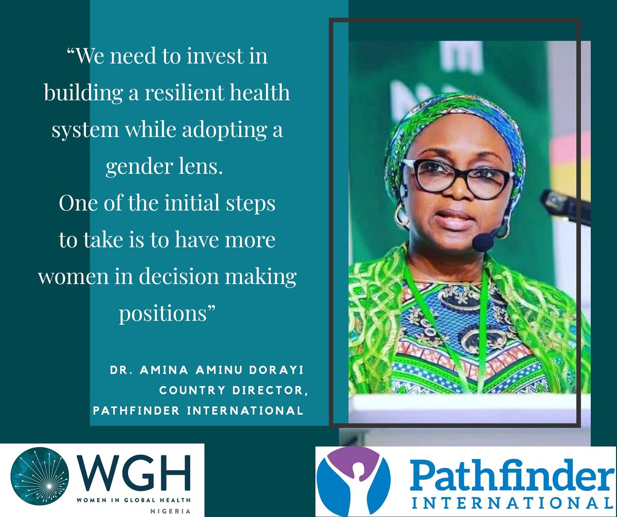 Women in Global Health Nigeria is excited to introduce Dr. Amina Aminu Dorayi, a physician and public health professional. Through her leadership at <a href="/PathfinderInt/">Pathfinder</a>, she will play a monumental role within the #WGHNigeria chapter.  #naijawomeninleadership  #womenempowerment