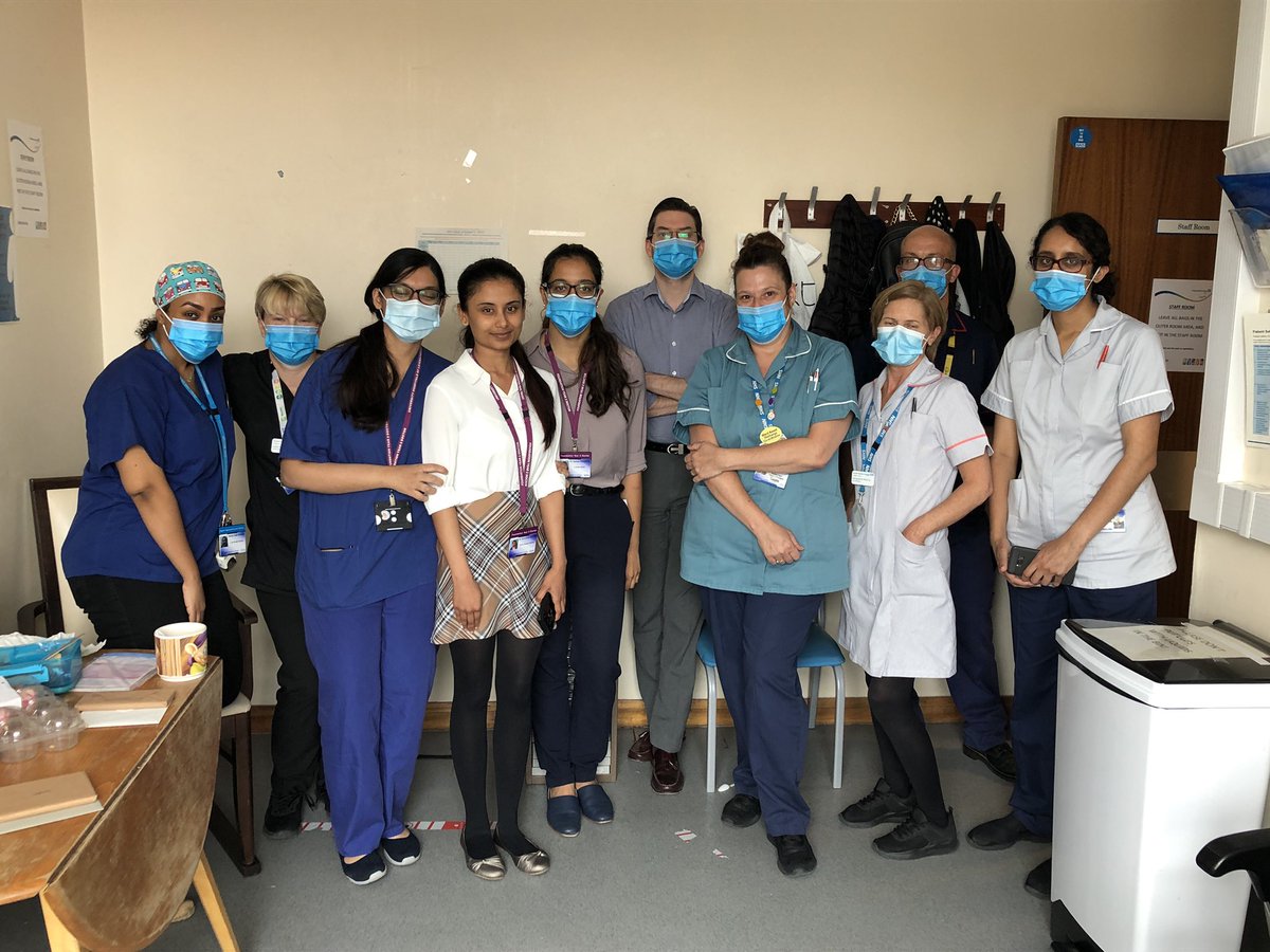 ward33Lri's tweet photo. A farewell Fuddle for our junior doctors yesterday. Organised by Dr Culasso so to Sanchita, Sanya and Nabeelah all the best in your new jobs and just to say you were a lovely addition to the 33 team @Leic_hospital @UHL_Team_SM @UHLfox @kieron_Barrs @NohaFAhmed https://t.co/C7u1srORO6
