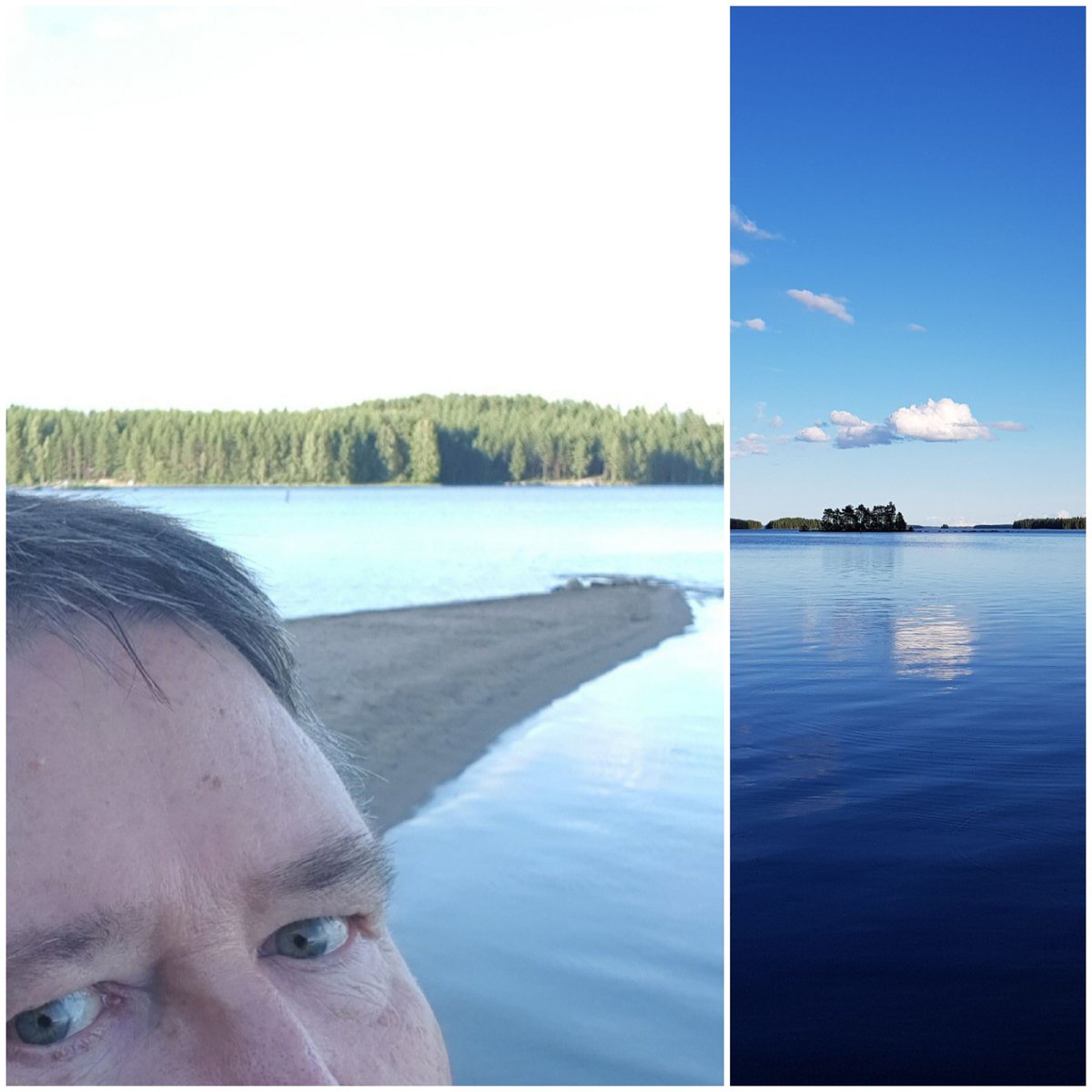 jarvansalo's tweet photo. Liikunnallinen ilta. Tunnin pyörälenkki, minkä jälkeen 30 min luonnonvesiuintia. #Kolima #Pihtipudas #kuntoilu #munuimahuudit https://t.co/MOloowEwak