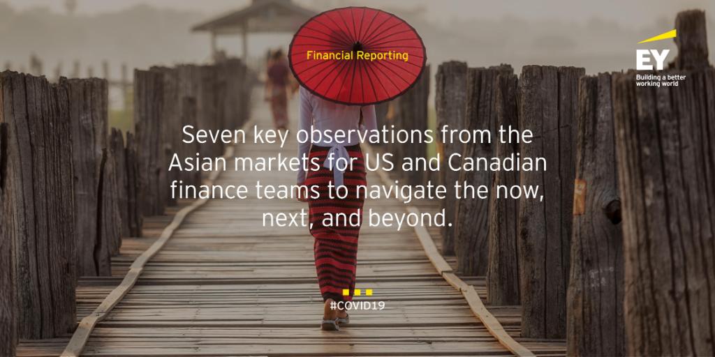 EY_US's tweet photo. Finance teams in the US and Canada may find it valuable to understand how their peers in Asia, the first region to be hit by #COVID19, navigated new and unplanned challenges. https://t.co/IqQwZEhS8W https://t.co/rHaaZdIYSe