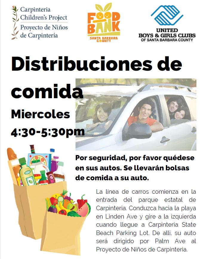 Carp4Children's tweet photo. Today! For everyone's safety, the car line forms at Carpinteria State Beach. Drive down Linden and turn left! https://t.co/Ky5fdGMeHt