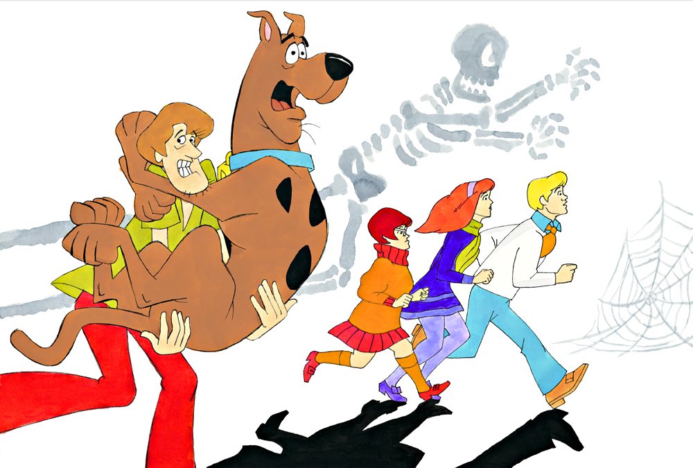 rockartshow's tweet photo. New #ScoobyDoo from series storyboard artist #RonCampbell. Prepublish price through the 21st.  https://t.co/qB7yRlCIm1 https://t.co/eX1ndcvxbz