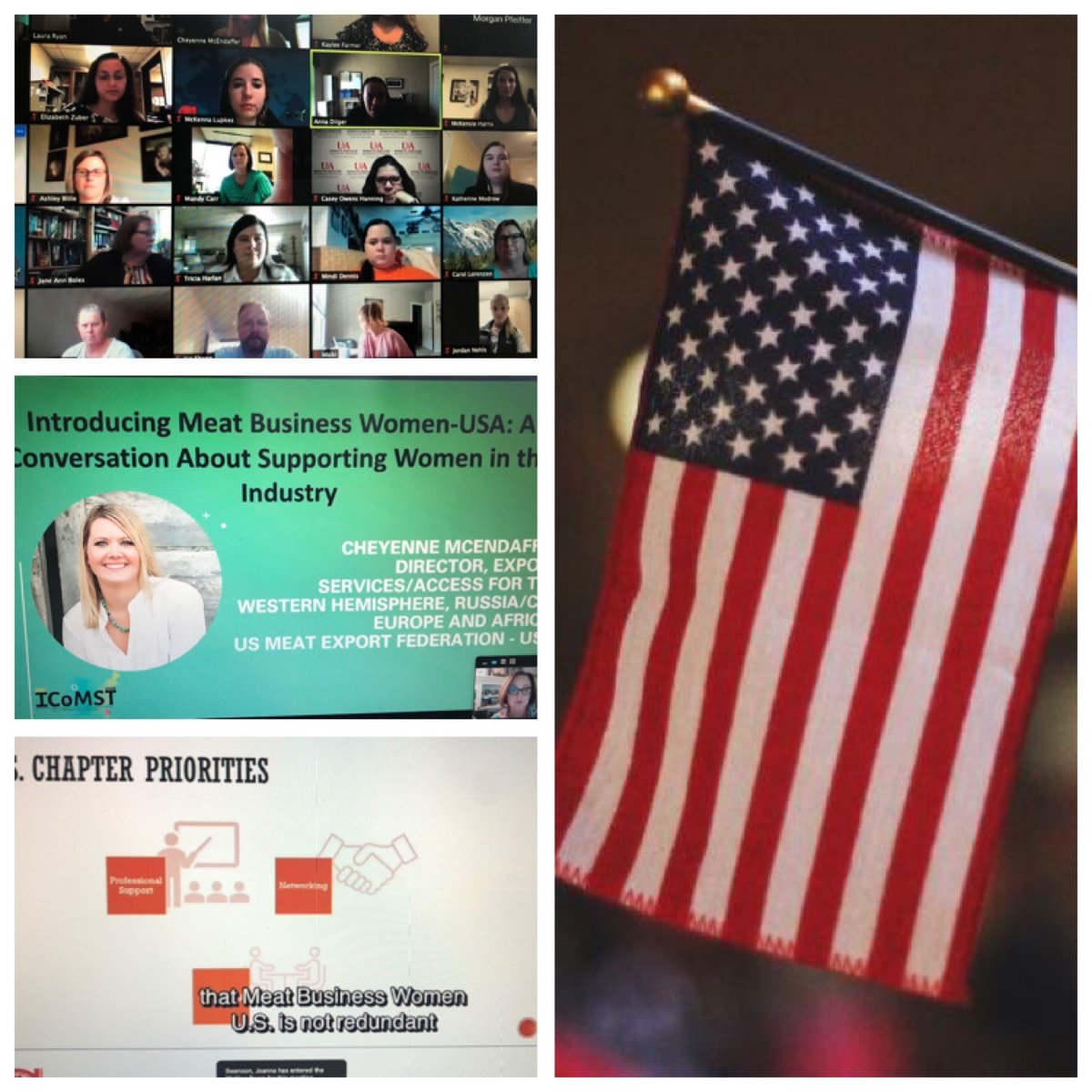 MeatWomen's tweet photo. Meat Business Women is now live in the USA!!!! A fantastic interactive first session discussing our mission and objectives for the USA Chapter. A huge welcome to our new members. https://t.co/blxGDNNYRw