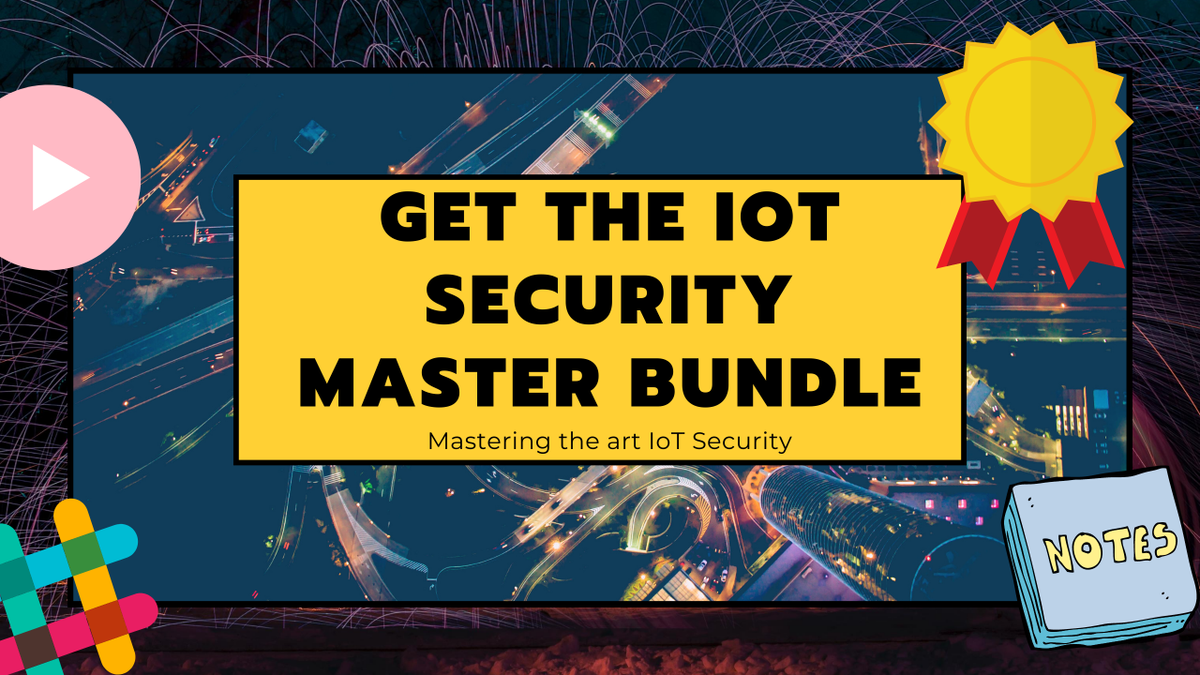 Get started with IoT Security and Exploitation with the Master Bundle. 
Includes :
[+] IoT Exploitation Learning Kit
[+] 10+ hours HD videos 
[+] Exclusive Slack access for questions
[+] Certification 

attify-store.com/collections/tr…
#DEFCONSafeMode #IoTSecurity #badgelife
