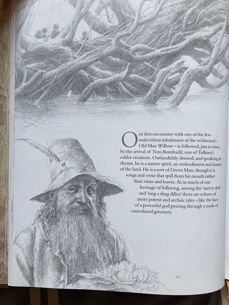 #TolkienEveryday Day 14Another art book today, this time the deluxe slipcased edition of Alan Lee’s Hobbit and Lord of the Rings Sketchbooks
