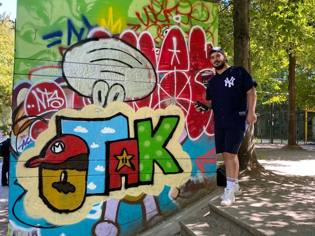 Saw a #Banksy expo in Paris and decided to take a shot at #StreetArt . Pretty obvious I got a long way to go 🙃 but it was an amazing workshop.