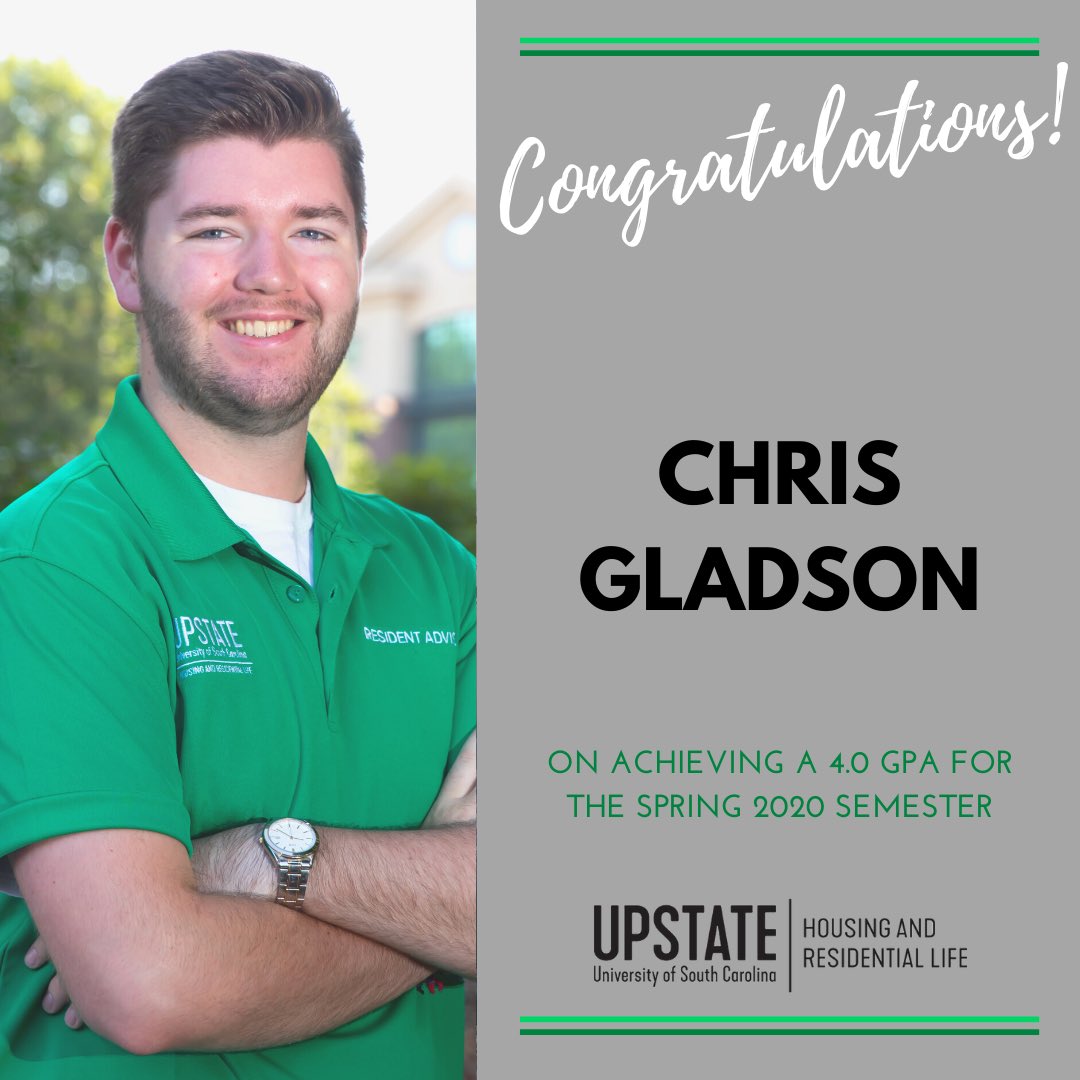 UpstateHRL's tweet photo. This post is a little late, but CONGRATULATIONS to our RAs that achieved a 4.0 GPA for the Spring 2020 semester!! We are so proud of you! SWIPE LEFT to see our amazing 4.0 RAs!
#ResidentAdvisers #StudentLeaders #UpstateHRL #UpIsWhereWeLive πππ€ https://t.co/maXS7tSbkZ