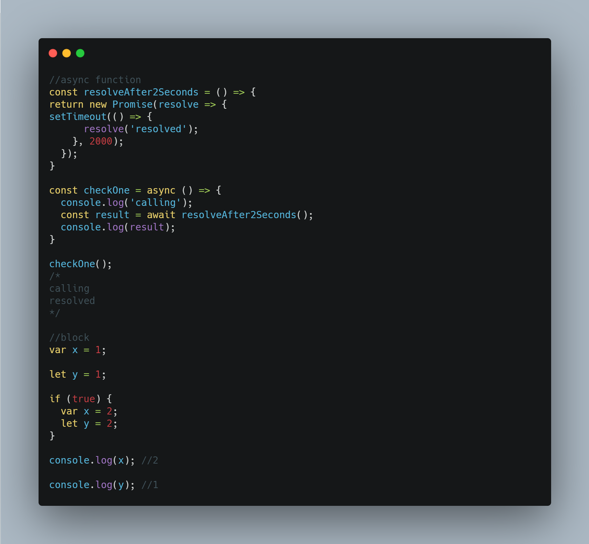 frontend_fox's tweet image. Day 96 of the #100DaysOfCode challenge.
async function & block statement in javascript.
#javascript #reactjs #FrontEnd #womenintech #WomenWhoCode