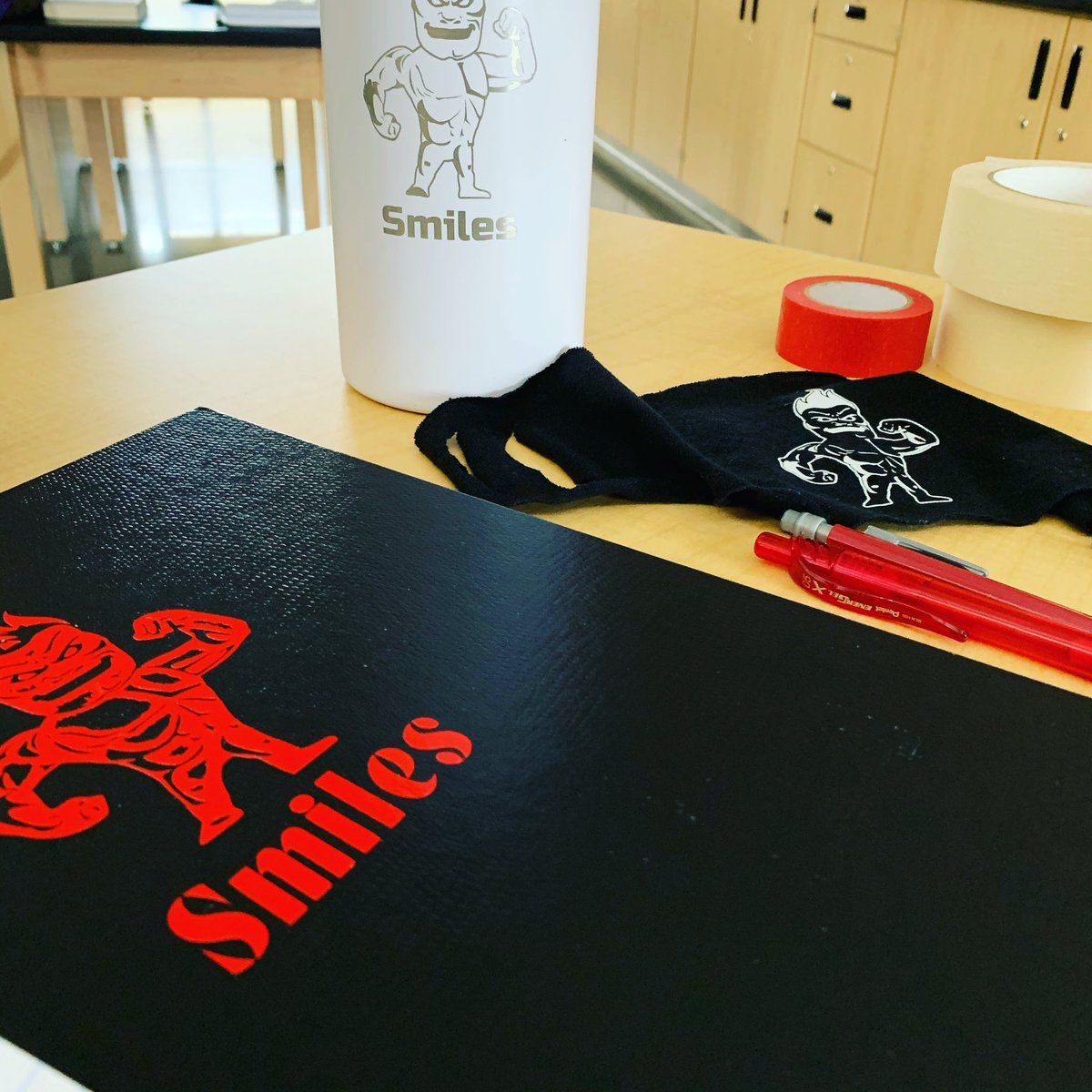 Getting inspiration for the new school year from our school mascot Magma Man! It’s nice to be back in my classroom. #3VHeat #GoMagma #TresVolcanes