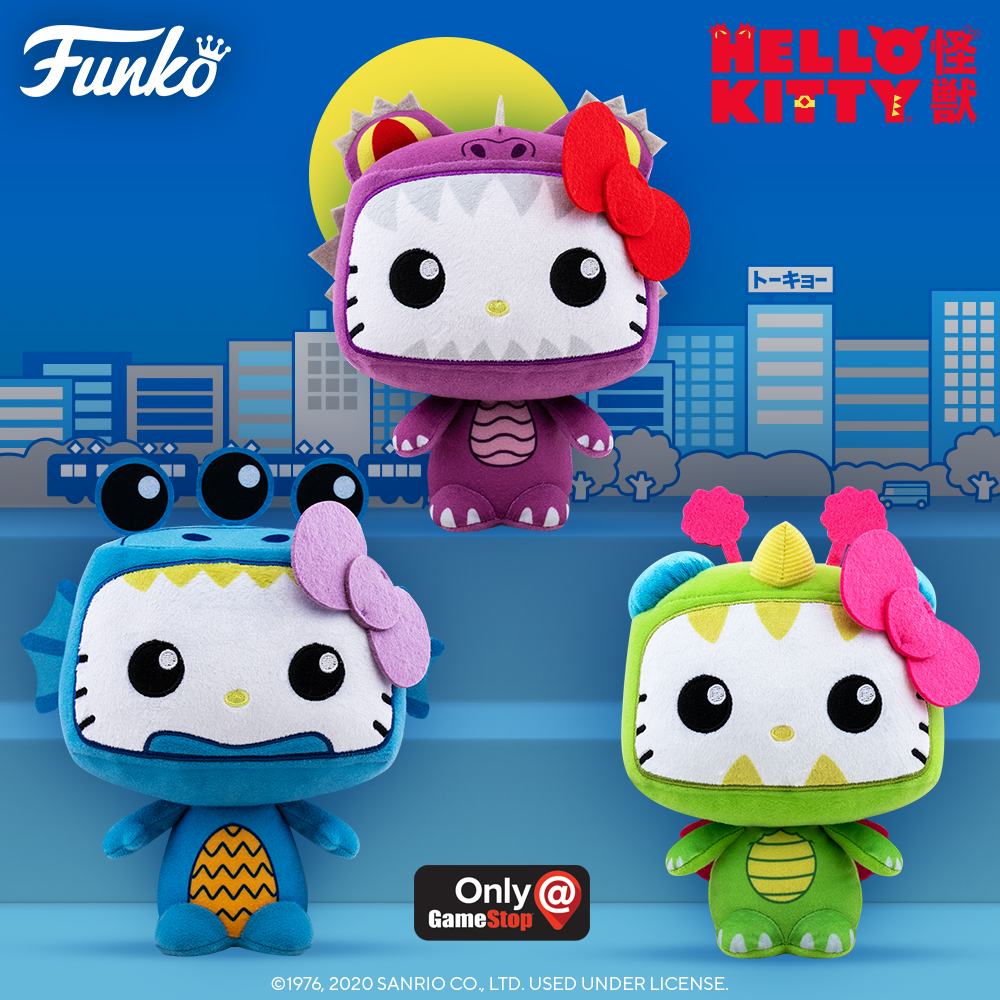 OriginalFunko's tweet image. Coming soon: Funko Plush: Hello Kitty Kaiju. Pre-Order today! bit.ly/33wk59A  #Funko #FunkoPlush #Plush #HelloKitty