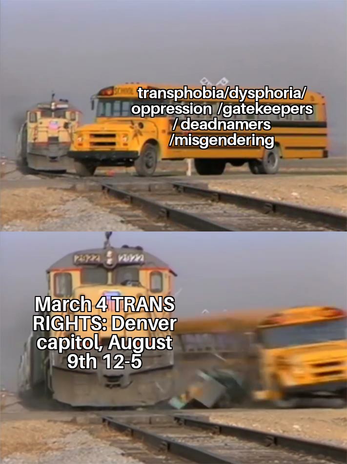 #TransRightsAreHumanRights #march 4 #transrights #denverprotests #Denver