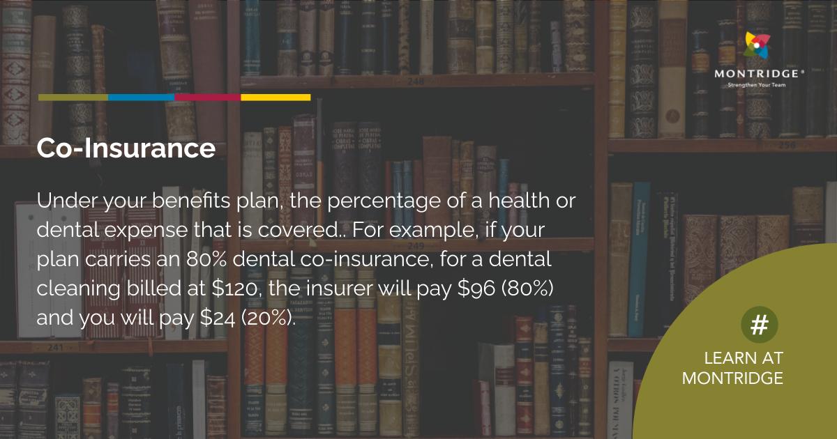 MontridgeAdvGrp's tweet image. Employee Benefits terminology can be confusing. To help you out, we are launching the ‘Learn At Montridge’ series to educate you on all things relating to Employee Benefits. Today we are covering ‘Co-Insurance..

#coinsurance #LearnAtMontridge #employeebenefits