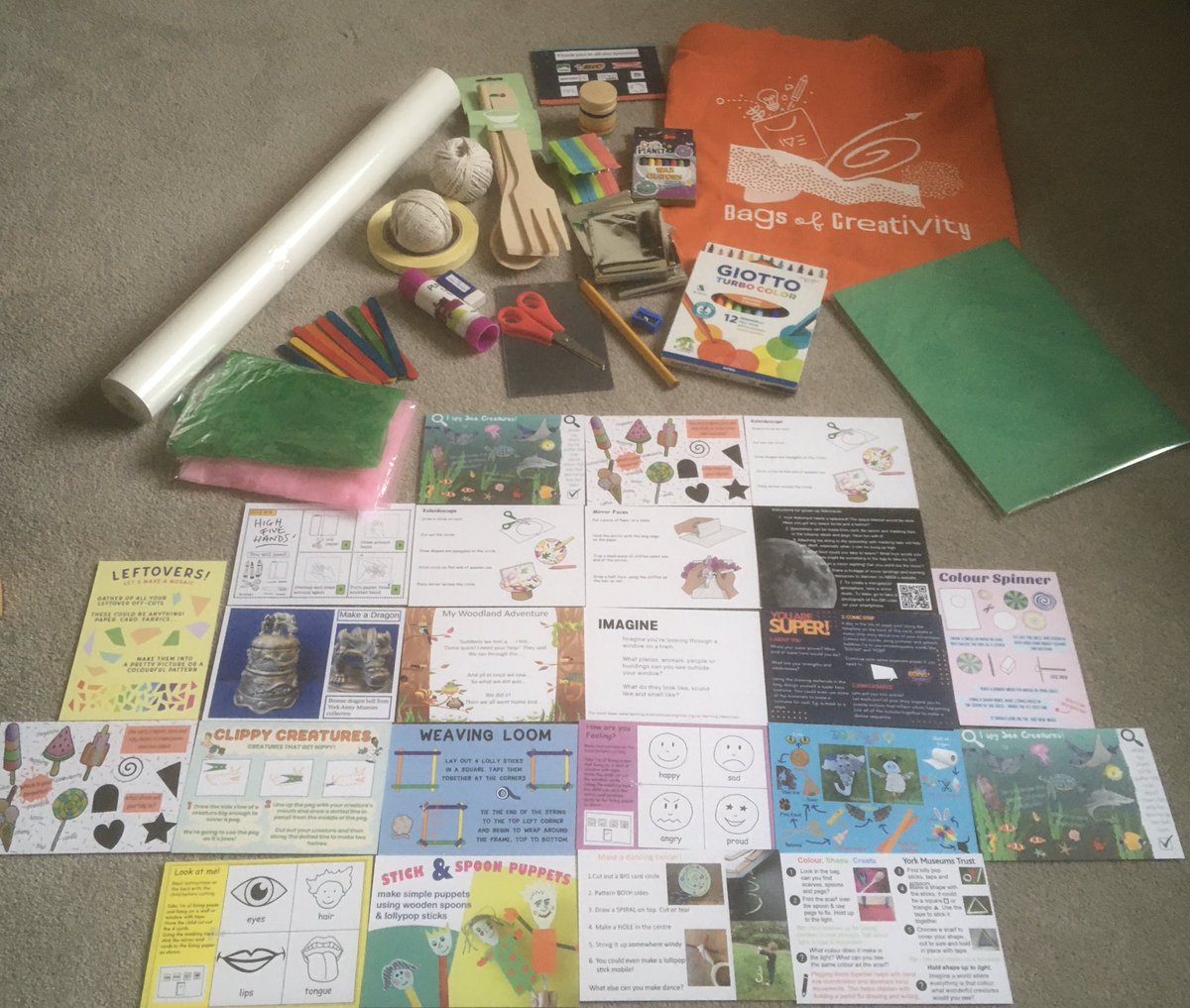 THEY ARE ON THEIR WAY: REACH ‘Bags of Creativity’are ready to be delivered to some very special young people across the City of York!