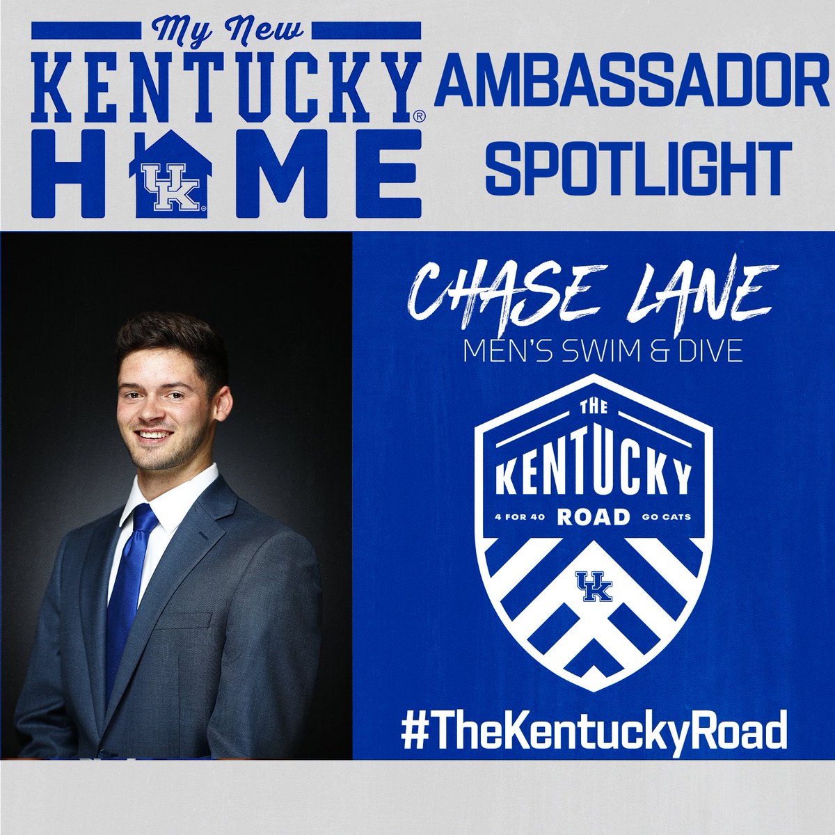 TheKentuckyRoad's tweet photo. #AmbassadorSpotlight #4 goes to members of @UKSwimDive for serving as amazing role models for our incoming freshman class. Thanks to Lauren Denham, Chase Lane, Daniel Orcutt, & Kelly Rodriguez for all you did to make MNKH 2020 a success! #SECdevelopment #TheKentuckyRoad https://t.co/JmwQ06UeMi