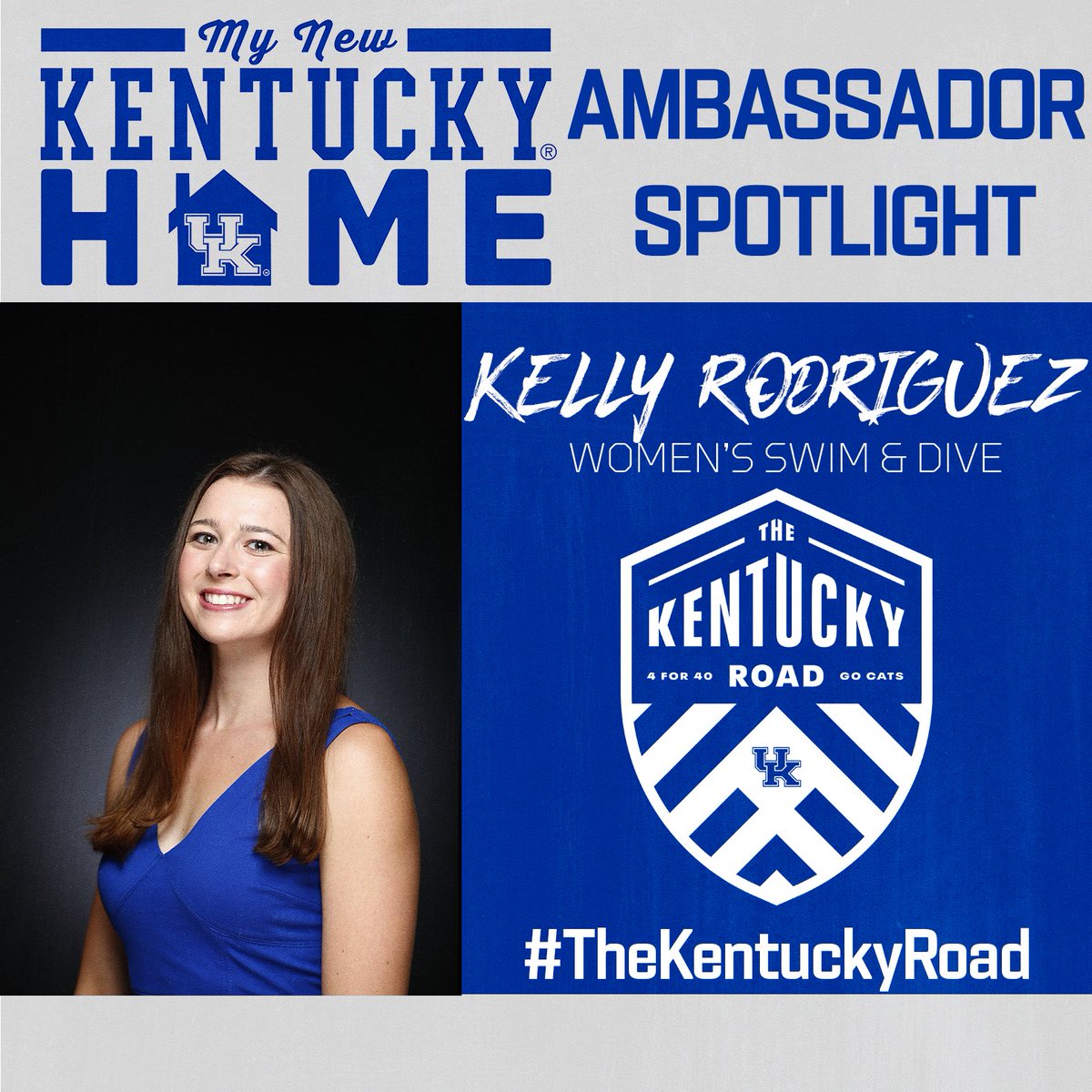 TheKentuckyRoad's tweet photo. #AmbassadorSpotlight #4 goes to members of @UKSwimDive for serving as amazing role models for our incoming freshman class. Thanks to Lauren Denham, Chase Lane, Daniel Orcutt, & Kelly Rodriguez for all you did to make MNKH 2020 a success! #SECdevelopment #TheKentuckyRoad https://t.co/JmwQ06UeMi