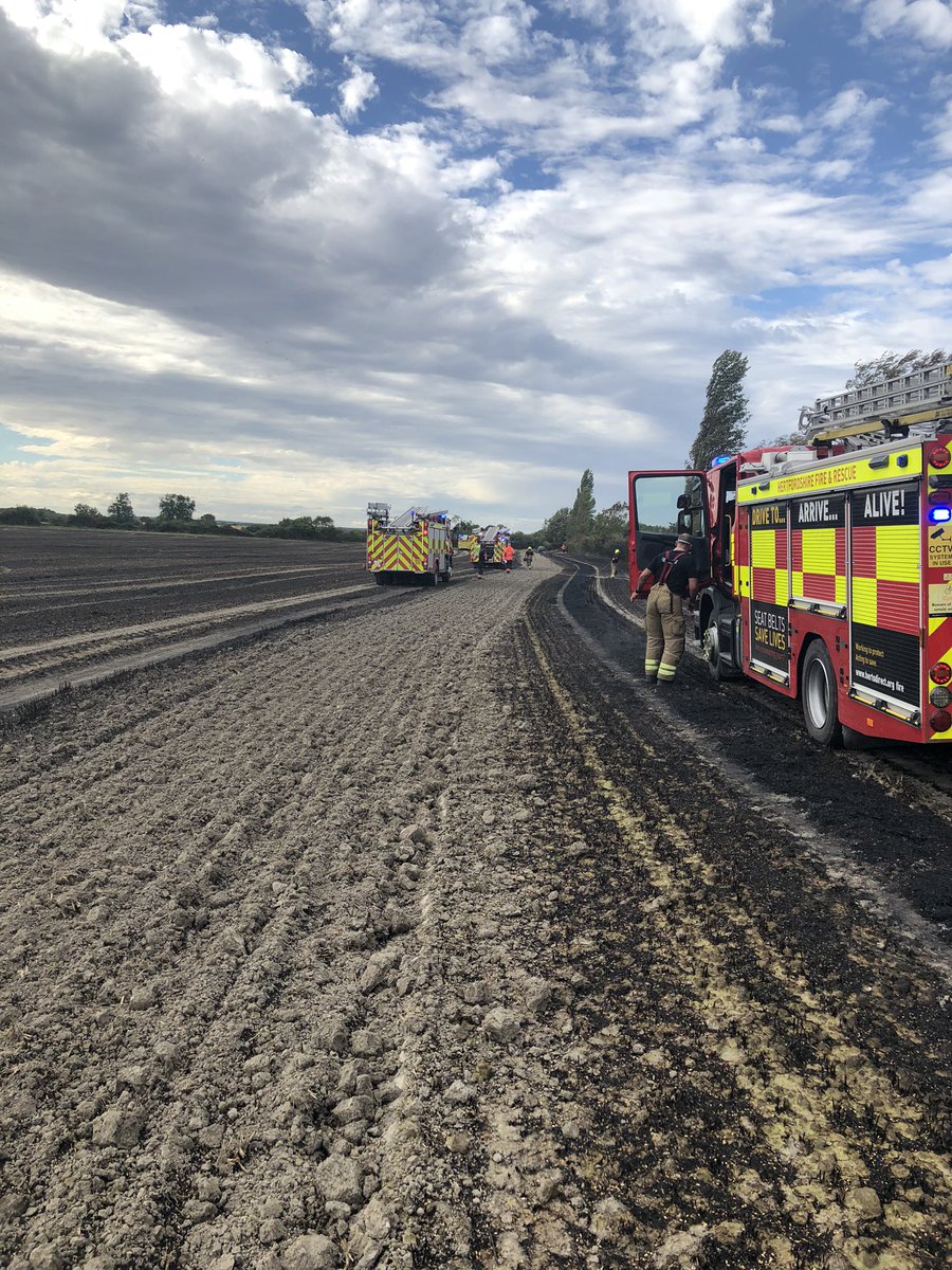 James Rossano Bull (@999firebull) on Twitter photo Mobilised with <a href="/roystonfire/">Royston Fire Station</a> <a href="/baldock31firest/">Baldock Fire Station</a> over the border to assist <a href="/cambsfrs/">Cambridgeshire Fire and Rescue Service</a> on another large crop fire today. Another ongoing similar incident close by with further <a href="/HFRS/">Herts Fire & Rescue</a> resources in attendance. Dedicated graft as always by all involved 🔥 Mobilised with <a href="/roystonfire/">Royston Fire Station</a> <a href="/baldock31firest/">Baldock Fire Station</a> over the border to assist <a href="/cambsfrs/">Cambridgeshire Fire and Rescue Service</a> on another large crop fire today. Another ongoing similar incident close by with further <a href="/HFRS/">Herts Fire & Rescue</a> resources in attendance. Dedicated graft as always by all involved 🔥