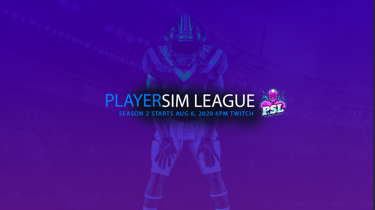 Season 2 starts tomorrow here at PSL.. We will be live on #twitch @themadgm 6pm est as the Superbowl Champs, Vikings, take on new team Jets! Come check us out! Tell your friends!