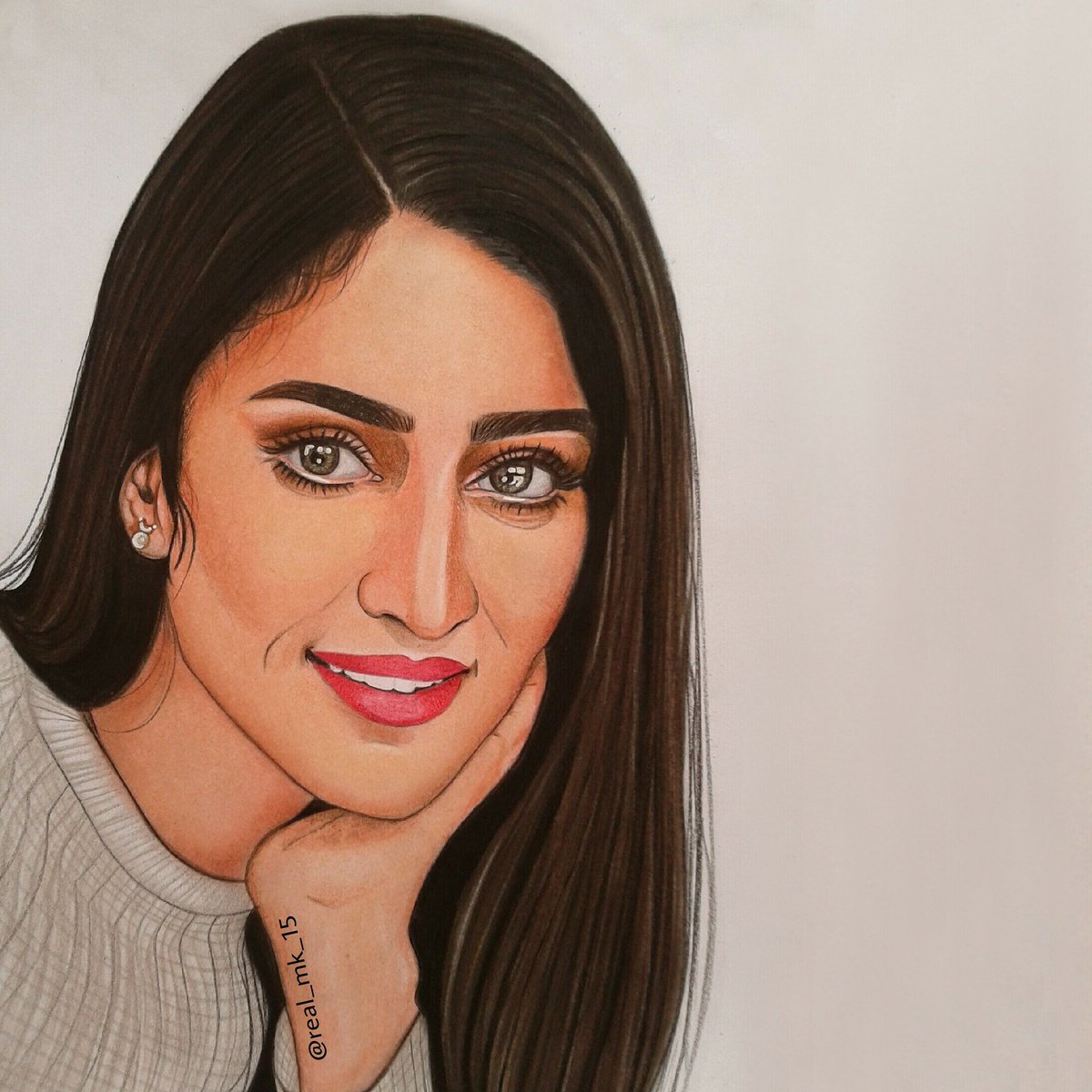 My new #painting of <a href="/IamEJF/">Erica J Fernandes</a>
#EricaFernandes