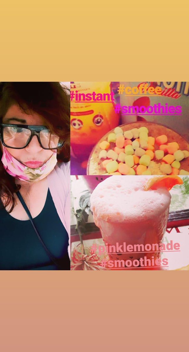 DoreneShaver1's tweet photo. During this #pandemic I'm certainly enjoying my #instantcoffee n #pinklemonade #smoothies so #refreshing n #delich #allsummerlong 😋😍🥤 https://t.co/5bxLtDpt8v