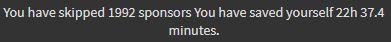 perrygw2's tweet photo. Best Youtube related Extension ever #sponsorblock https://t.co/C5efaRlLYj