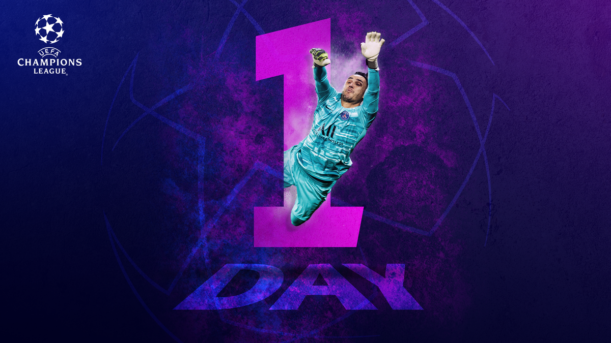 ChampionsLeague's tweet photo. 1⃣ DAY TO GO!!! 🙌

We're back tomorrow 👊 

Drop a GIF to show us your excitement at the return of the #UCL  👇 https://t.co/Qwz4hU1jr8