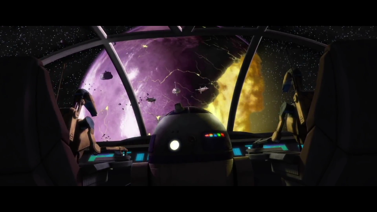 S3E18: The Citadel Ok that arc's over now time for a normal Clone Wars arc. It's basically The Boiling Rock and I love it Also I'm very surprised that Plo Koon allowed Ahsoka to go on the mission she wasn't even convincingAnd the callbacks to the original trilogy? Very nice