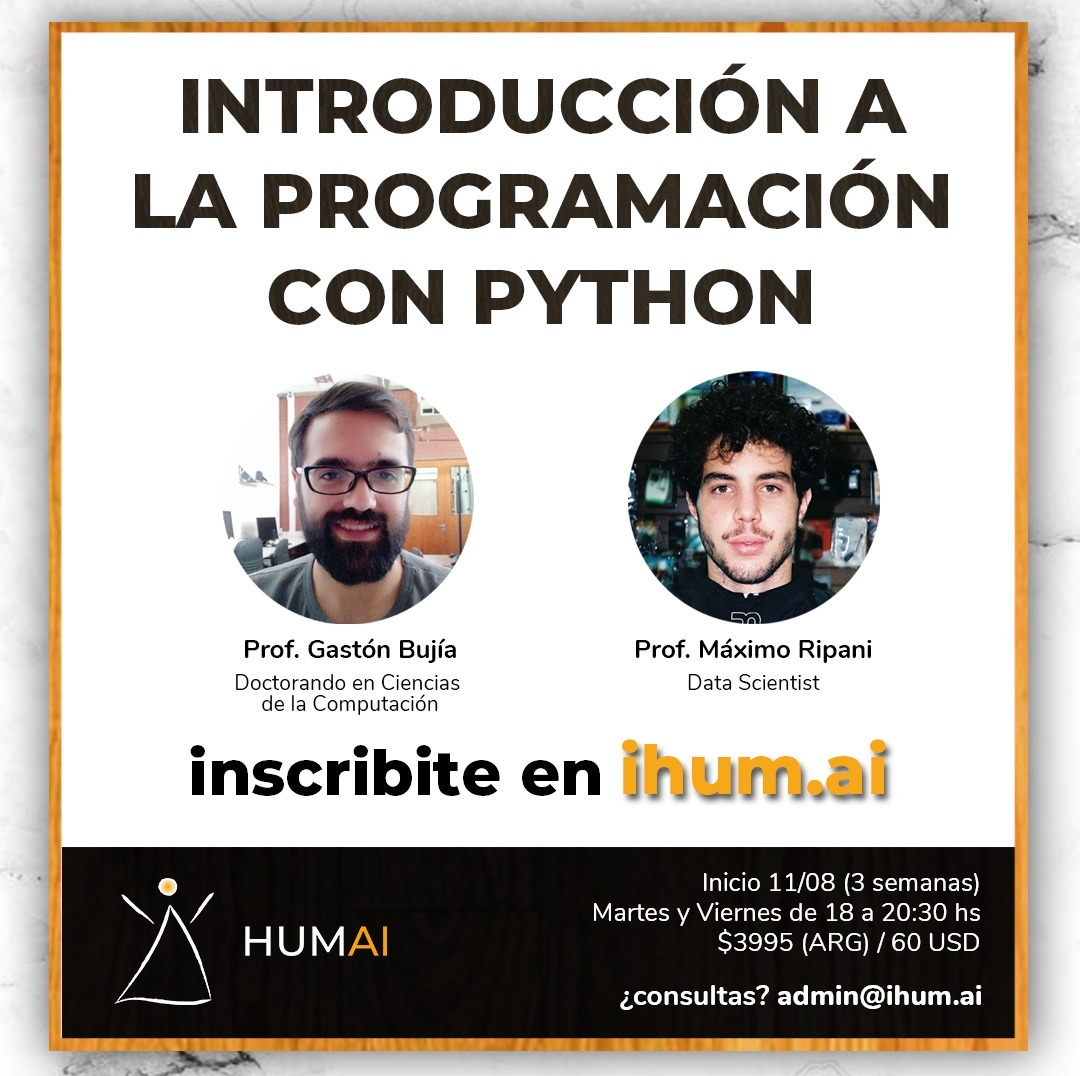 AwsGirls's tweet photo. ATENCIÓN, TENEMOS BUENAS NOTICIAS!!
Esta vez estamos trabajando con @ihum_ai, ellos imparten cursos con enfoque a ciencia de datos y en conjunto, estamos lanzando un sorteo, una beca para el curso de Introducción a Python.
¿Qué tienes que hacer para participar? Sigue el hilo👇 https://t.co/Dt69ZB5v2D