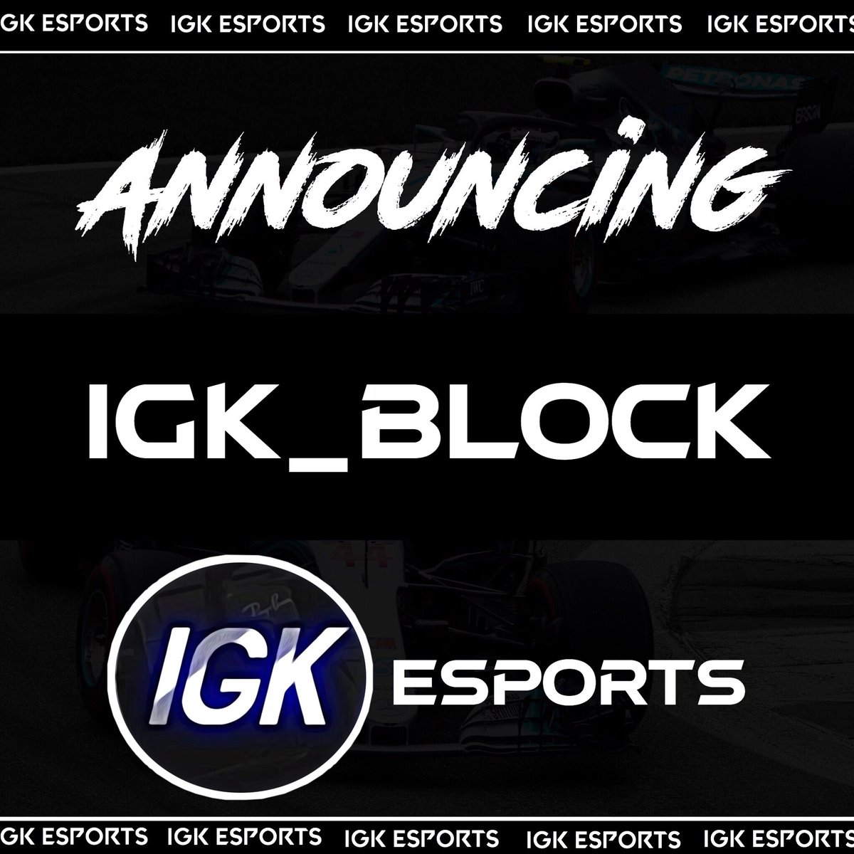 IGKEsportsTeam's tweet photo. Finally, Welcome @IGK_Block to the team! ๐ฎ๐น
Similar to Dario, the Italian is a very quick driver and will be a great new signing to the team! He will be the other new driver who will represent us in the @FRL_Esports eSports event tonight! ๐
#WelcomeBlock #LongLiveIGK https://t.co/5z3pcJVazI