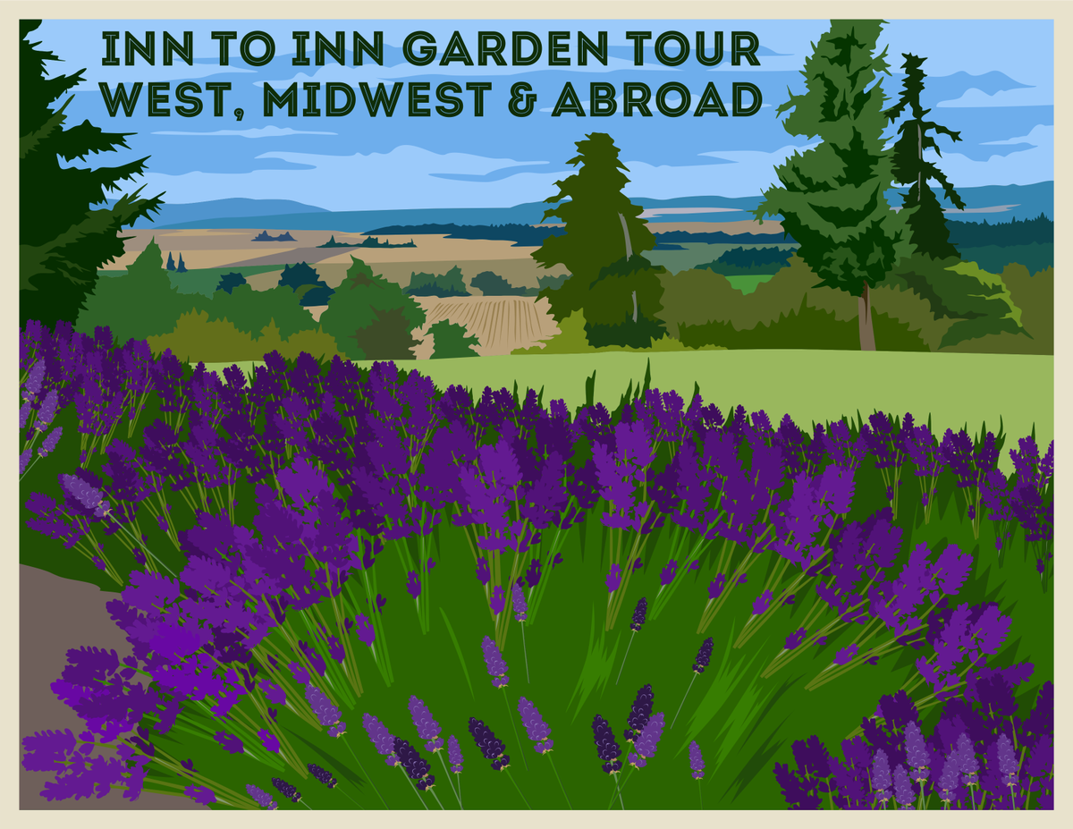 BigBlendMag's tweet photo. Talkin' B&amp;B Garden Tours on #BigBlendRadio today w/ @StillInnBiz @bedandbrunchpr @LionandRose @SummerCreekInn @sweetbiscuitinn @MagnoliaBnB @Westhillbb. Show airs live from 4pm PT / 7pm ET here: https://t.co/wJVPQmSJEO #travel #bedandbreakfast #garden https://t.co/08eRh444Xs