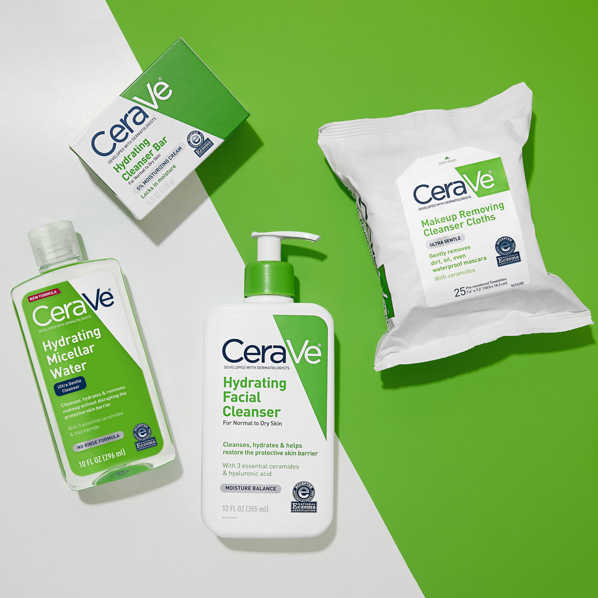 cerave ultra gentle cleanser hydrating micellar water