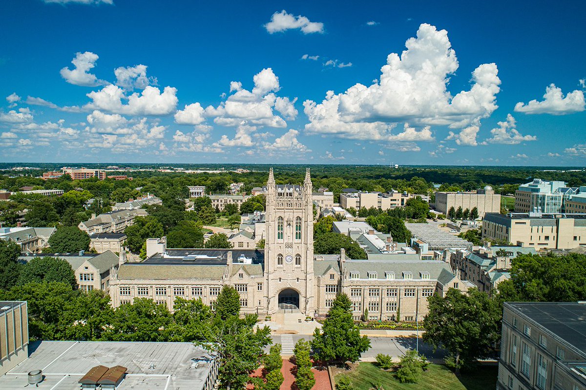Mizzou's tweet photo. What a view. #MIZ ⛅💛🐯 https://t.co/7tXF2QNEXO