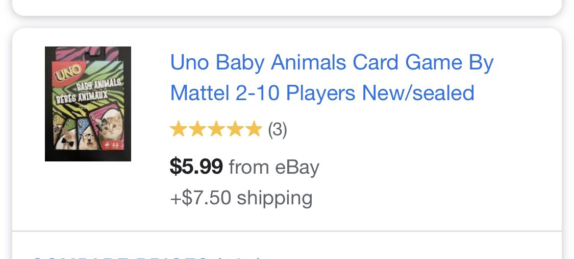 Baby animals Uno