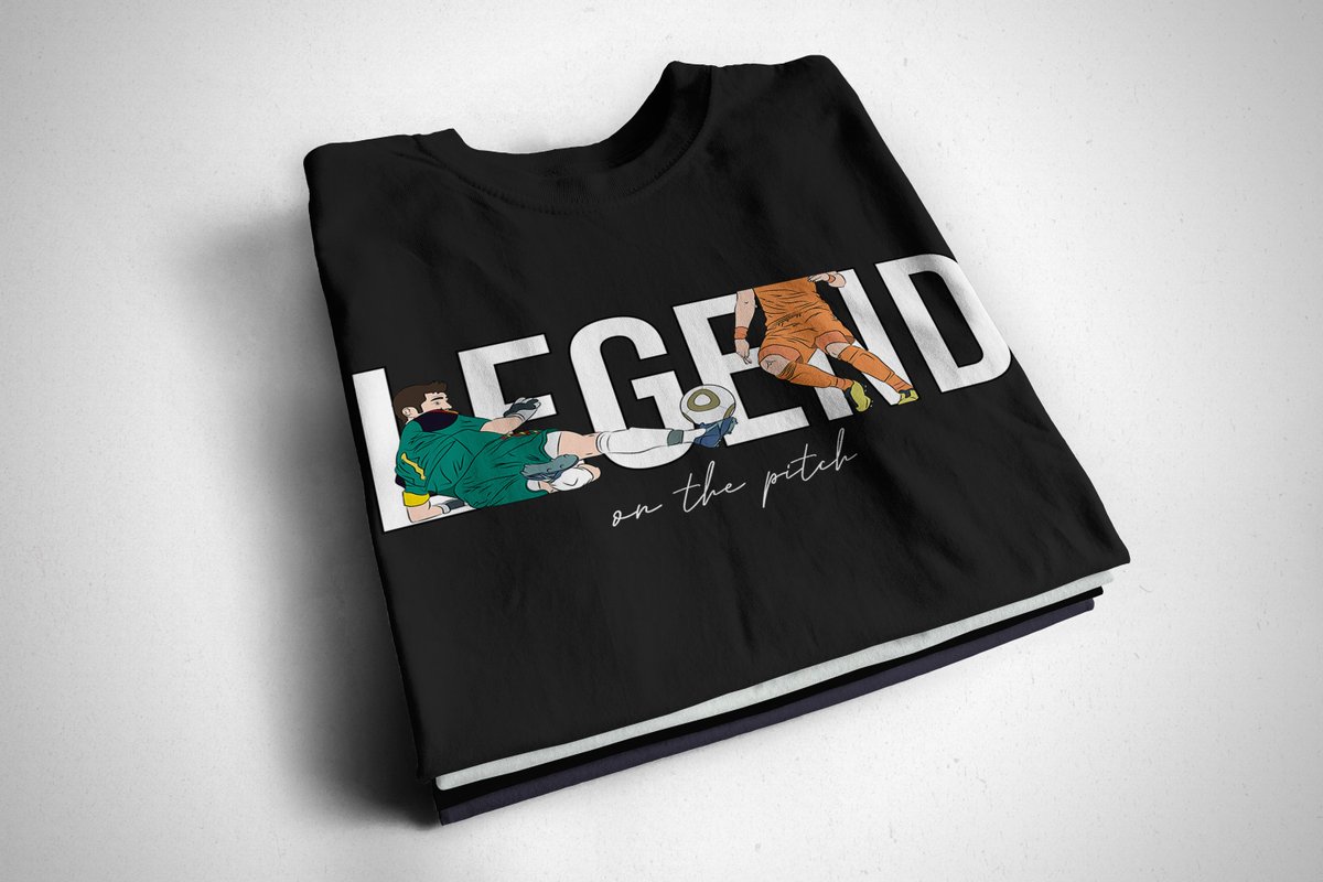Iker colgó ayer sus guantes🧤. Su legado nunca lo hará. 

Diseño YA DISPONIBLE en nuestra web 👊🏼
⬇️⬇️⬇️
onthepitch.es