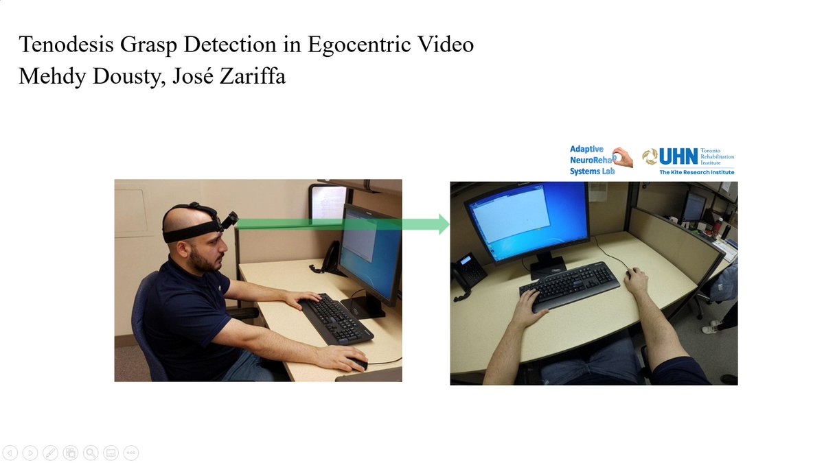 KITE Trainees (@kitetrainees) on Twitter photo (1/3) #TC10_KITE3M Check out Mehdy Dousty's <a href="/DoustyMehdy/">Mehdy Dousty</a> presentation on "Tenodesis Grasp Detection in Egocentric Video", at KITE 3MT Twitter Challenge! #KITE3MT <a href="/TRI_UHN/">Follow @KITE_UHN and @TorontoRehab</a>.
Show your support and like his presentation! <a href="/JoseZariffa/">Jose Zariffa</a> (1/3) #TC10_KITE3M Check out Mehdy Dousty's <a href="/DoustyMehdy/">Mehdy Dousty</a> presentation on "Tenodesis Grasp Detection in Egocentric Video", at KITE 3MT Twitter Challenge! #KITE3MT <a href="/TRI_UHN/">Follow @KITE_UHN and @TorontoRehab</a>.
Show your support and like his presentation! <a href="/JoseZariffa/">Jose Zariffa</a>