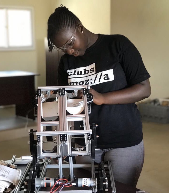Meet Amie, the new 17 years Vice President of the Mozilla Club of HackathonGirls. She attends Ndows Comprehensive Senior Secondary School

Amie dreams of becoming a computer Engineer and also to expand her skills of being a feminist. 

Congratulations Amie 🎊