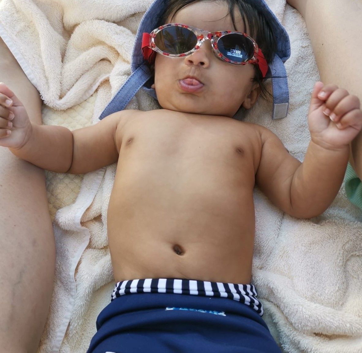 IncyWincySwim's tweet photo. This little guy told me it's getting warmer this weekend 🤣 😍 

And he thought you might need a reminder to buy some swimwear for your baby or children or even yourself... 👨‍👩‍👧‍👦

Come and browse our selection at https://t.co/Nk8DJNBaGM 💜 

#incontinence #instadisability https://t.co/Xe1RAoZLsy